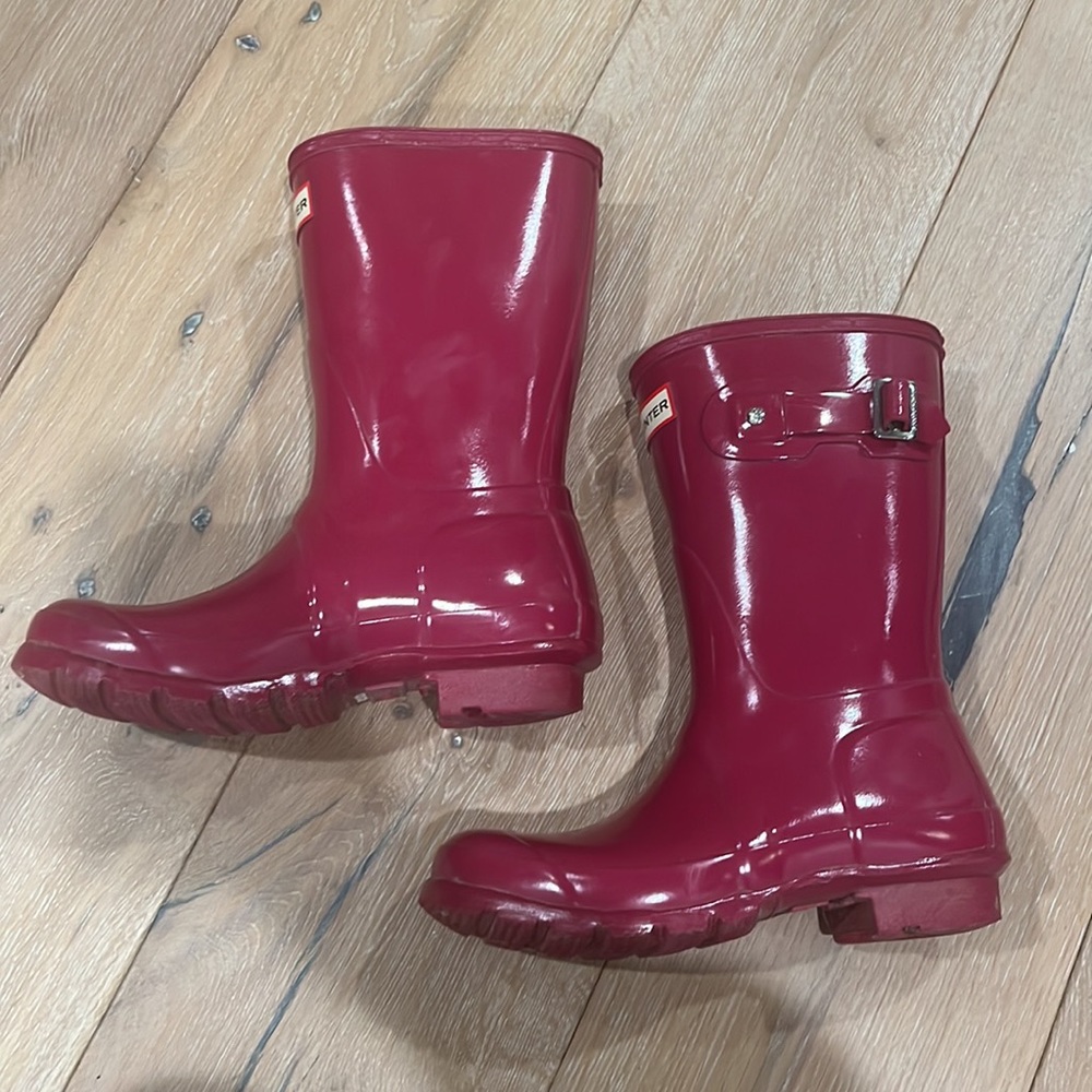 Hunter ‘original short’ gloss rain boots - Picture 3 of 5